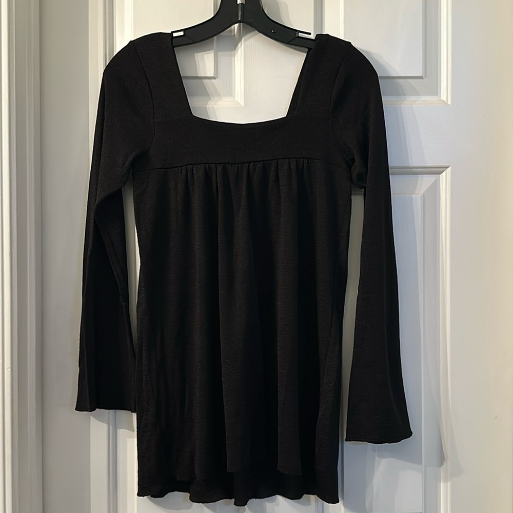Michael Stars one size fits all black long sleeve top